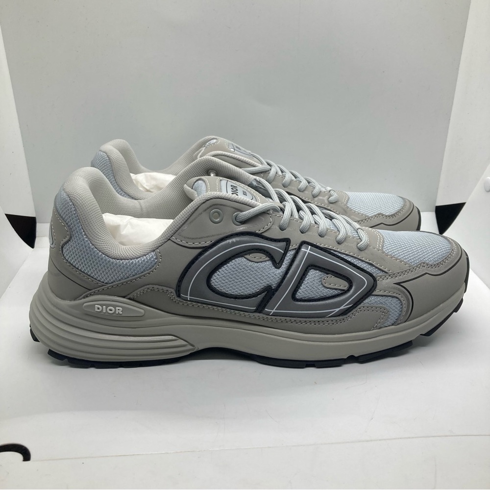 Dior B30 Gray Mens 43 US 9.5 Athletic Shoes Sneakers - Picture 3 of 10